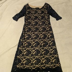 Lacey navy blue dress